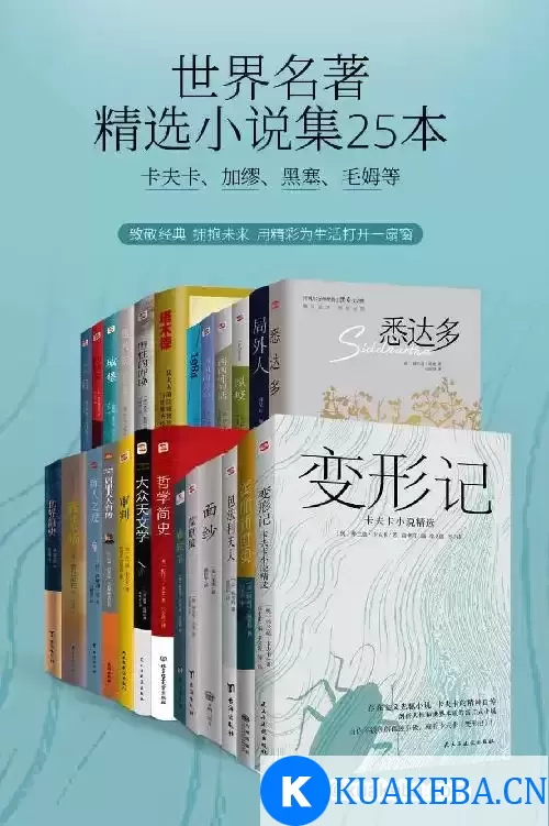 世界名著精选小说集25本 [﻿套装合集] [pdf+全格式]