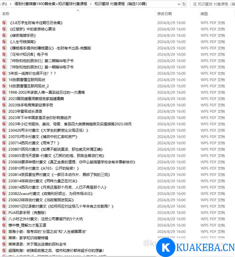 得到付费锦囊1900篇合集+知识星球付费课程 – 夸克网盘吧kuakeba.cn