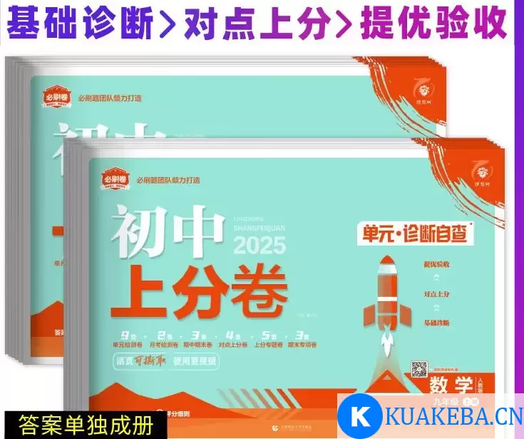 理想树《初中数学上分卷·2025人教版》 – 夸克网盘吧kuakeba.cn