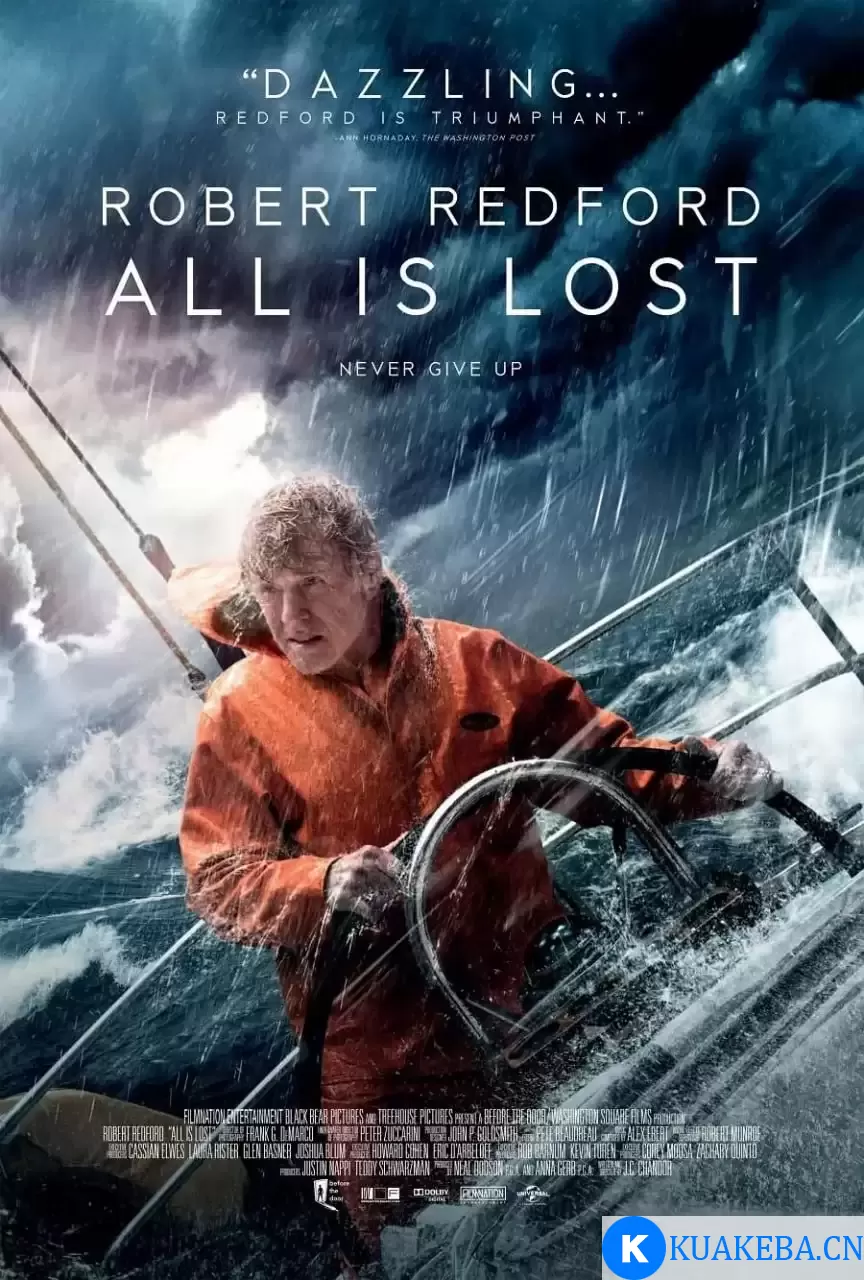 一切尽失 All Is Lost (2013) 1080P 英语中字 – 夸克网盘吧kuakeba.cn